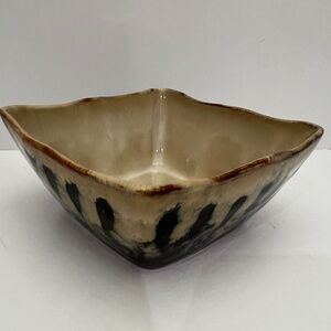 Pier 1 Imports Stoneware Serenity 6"  Square Bowl